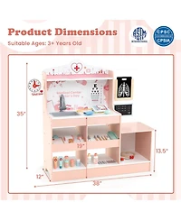 Skonyon Wooden Doctor Playset with 24 Accessories and Storage