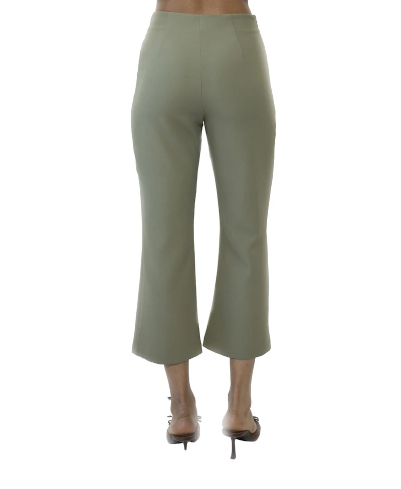 Alexia Admor Women's Quinn Flared Cropped Capri Pants