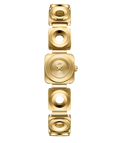 Jbw Chasm Japan Quartz 18k Gold-Plated Stainless Steel Watch 18mm