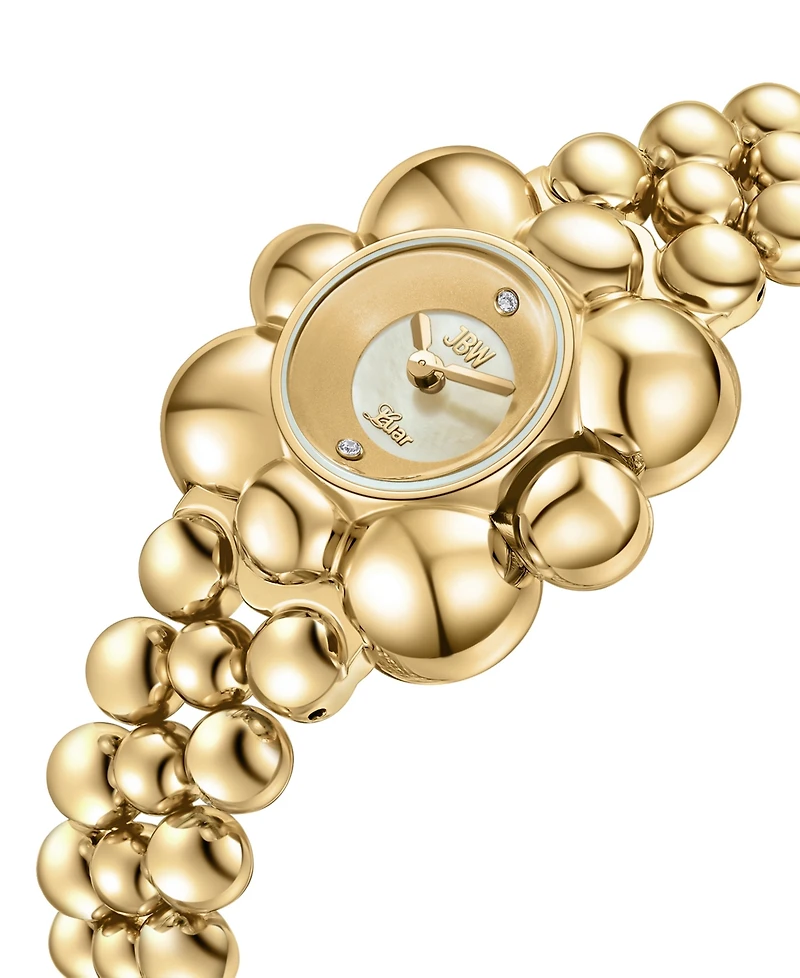 Jbw Men's Atmosphere Swiss Quartz 18k Gold-Plated Stainless Steel Watch, 30mm