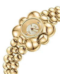 Jbw Men's Atmosphere Swiss Quartz 18k Gold-Plated Stainless Steel Watch, 30mm