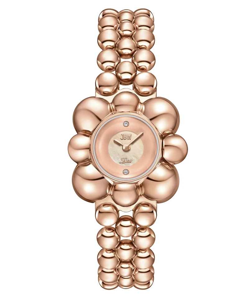 Jbw Women's Atmosphere Swiss Quartz 18k Rose Gold-Plated Stainless Steel Watch, 30mm