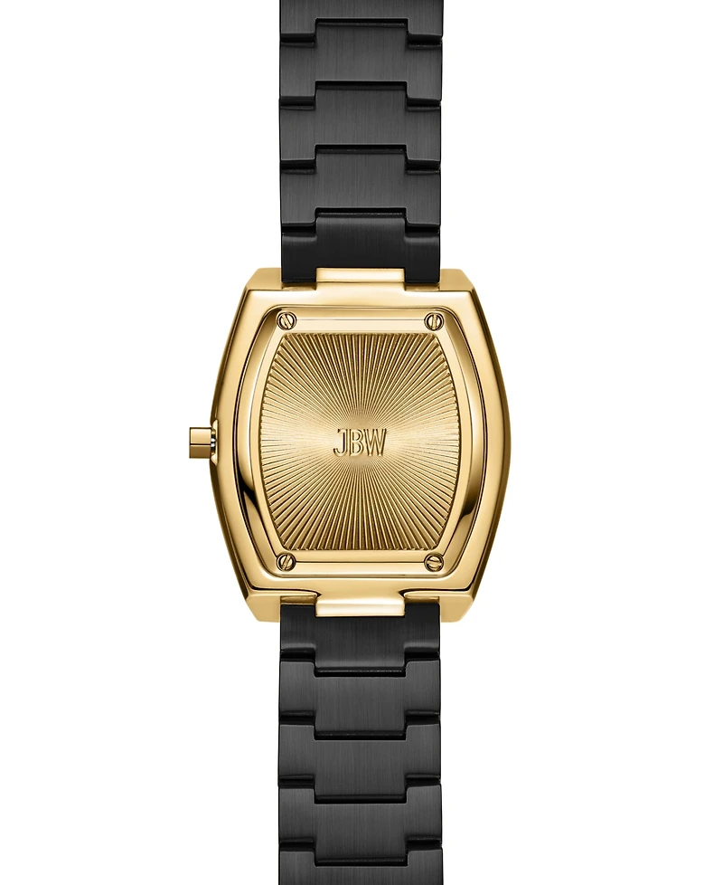 Jbw Atlas Swiss Quartz Black Stainless Steel Watch 34mm