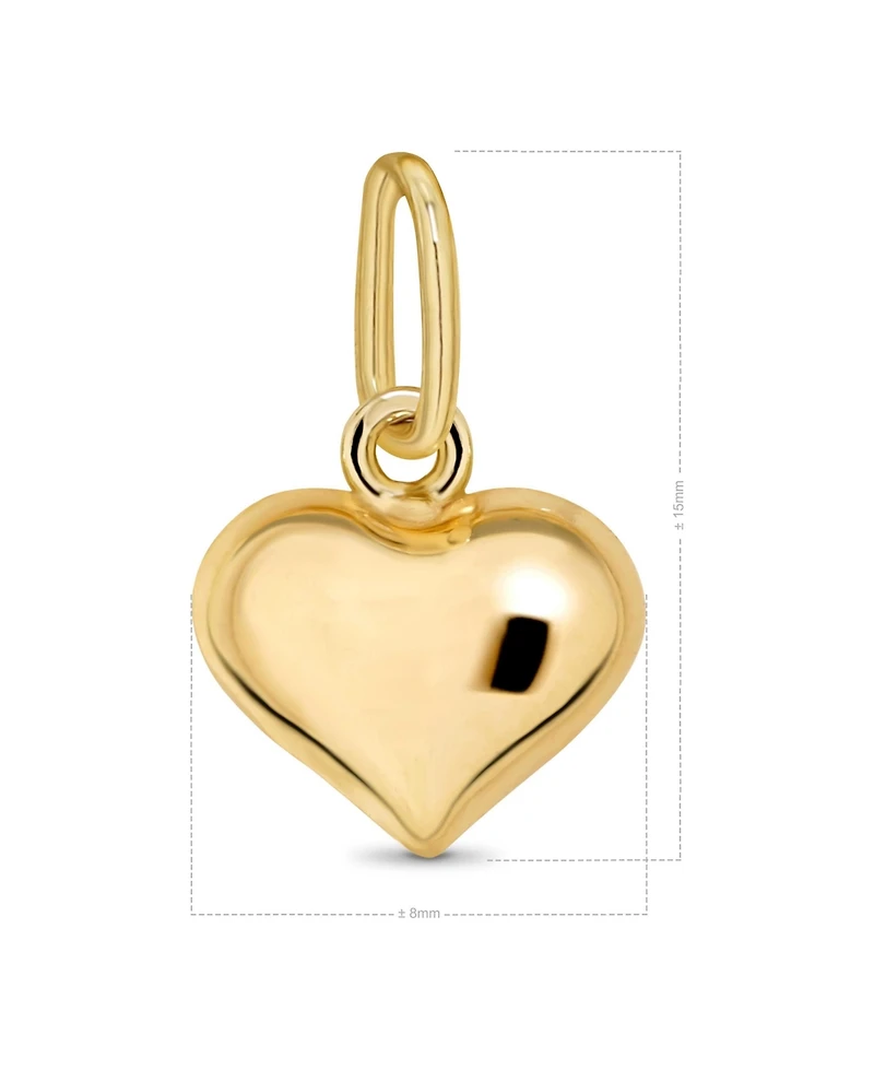 Devata Sweet Heart Pendant in 14K Gold, approx. 0.3 grams.