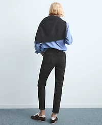 Mango Women's New Mom Comfort High-Rise Jeans