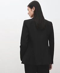 Mango Women's Fitted Suit Blazer