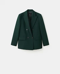 Mango Women's Double-Breasted Suit Blazer
