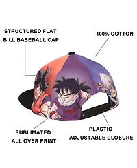 Dragon Ball Z Sublimated Panels Poly B15 Snapback