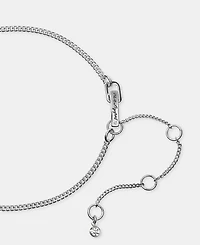 Karl Lagerfeld Paris Crystal & Logo Flower Collar Necklace, 16" + 3" extender