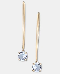 Lauren Ralph Lauren Solitaire Stone Threader Earrings