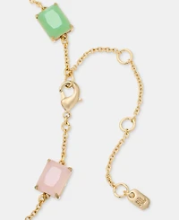 Lauren Ralph Lauren Multi-Stone Lariat Necklace, 16" + 3" extender