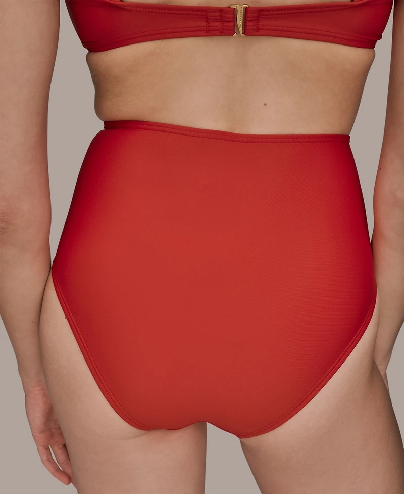 Donna Karan Women's High-Waist Bikini Bottoms