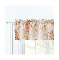 Greenland Home Fashions Grace Embrace Beauty Luxurious Modern Window Treatment Valance Each panel 84'x16" Buttercup