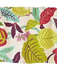 Rlf Home 100% Cotton High Quality Antonia Tailored Window Valance with 1.5" Rod Pocket 50" W X 12" L Spring