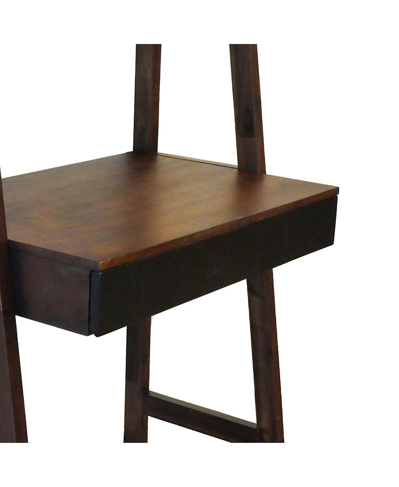 Streamdale 32x20x68" Ladder Desk, Ladder Style Display Shelf