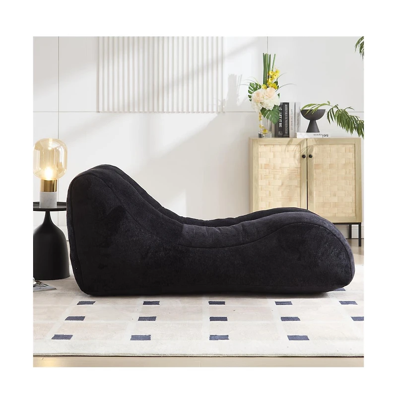 Cesicia Creative Bean Bag Sofa Chair High-Resilience Sponge Filled Lounger for Living Room & Bedroom