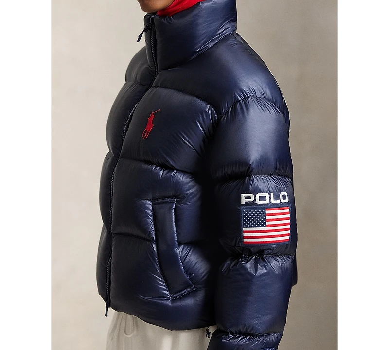 Polo Ralph Lauren Women's Flag Mid-Weight Down Puffer Jacket