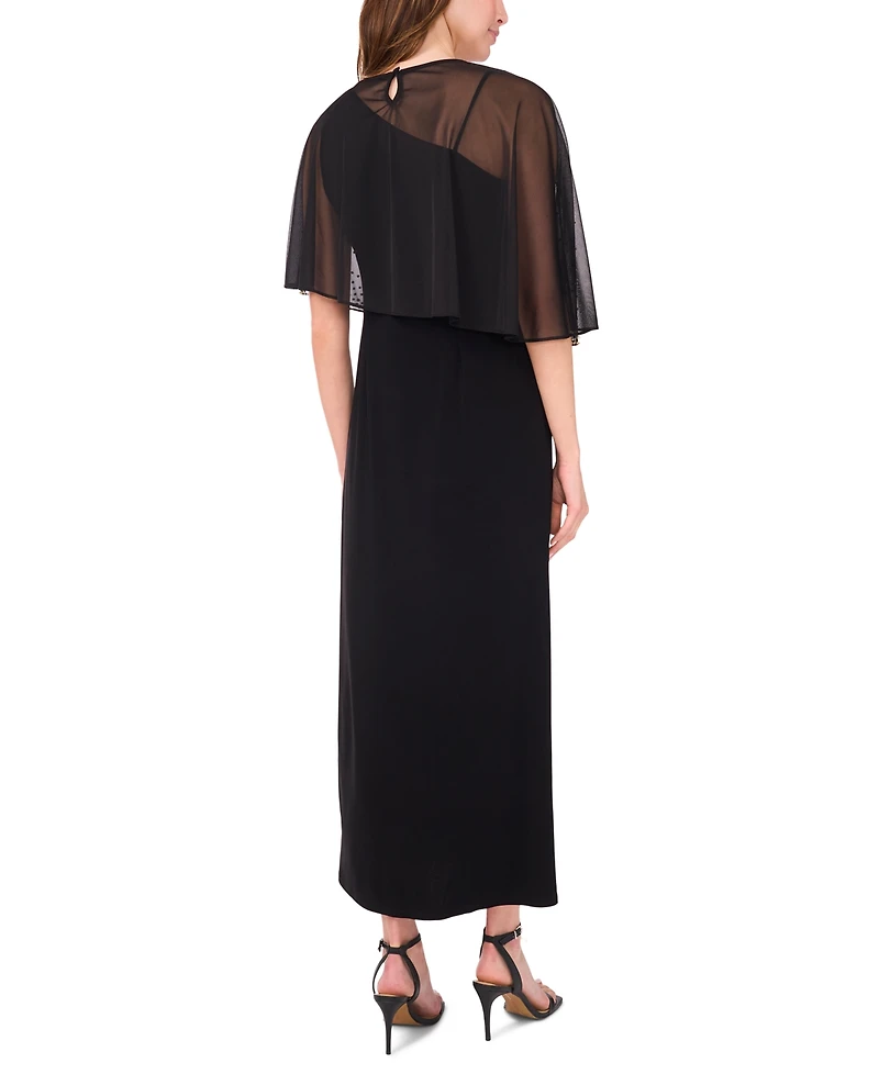Msk Petite Crew Neck Maxi Dress