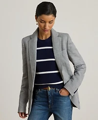 Lauren Ralph Women's Basket-Weave Blazer