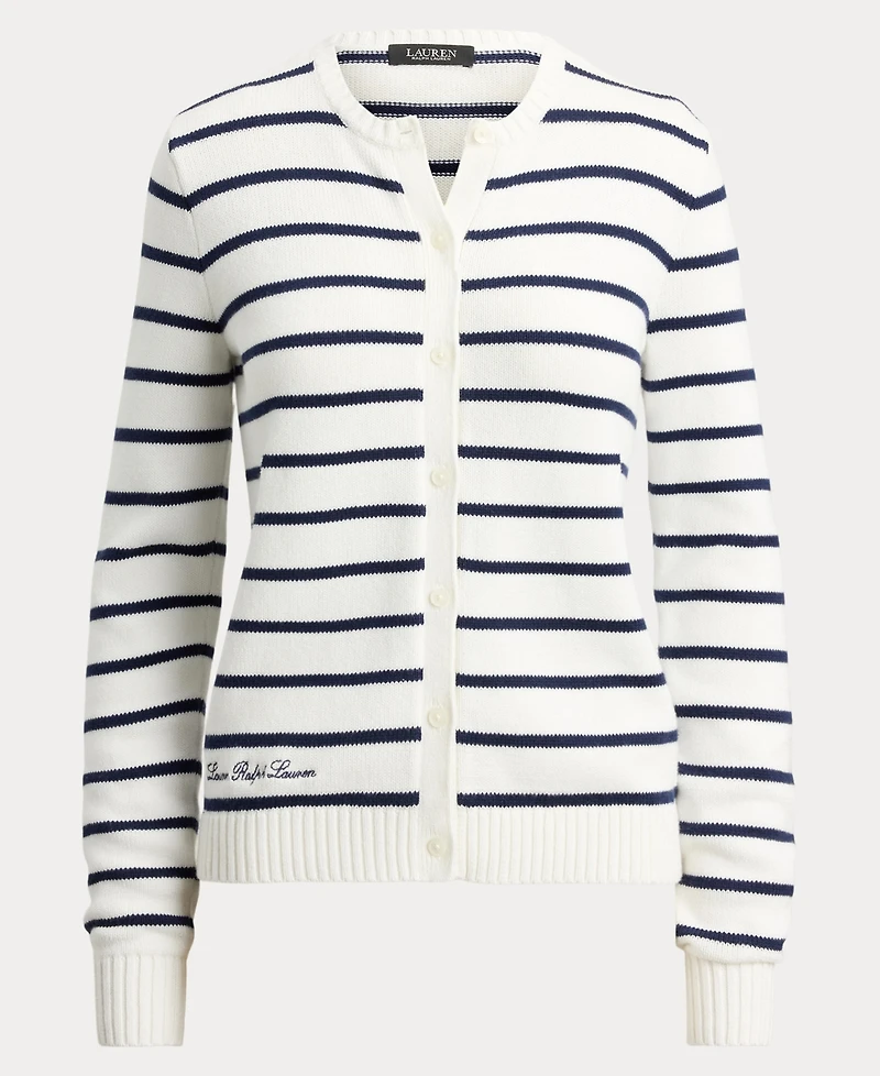 Lauren Ralph Women's Striped Cardigan