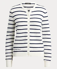 Lauren Ralph Women's Striped Cardigan
