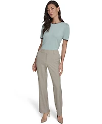 Tommy Hilfiger Women's Plaid Bootcut Trousers