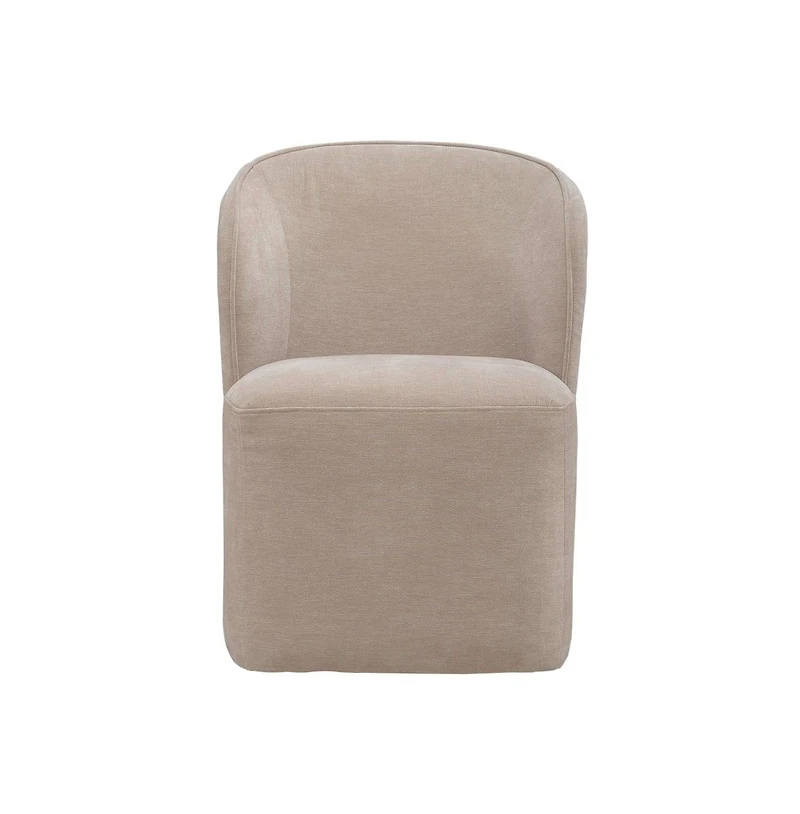 Liberty Furniture Accent Dining Chair with Castors - Rounded Arm