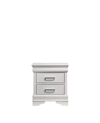 Streamdale Modern Brooklyn Nightstand Made With Wood In White