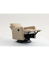 Streamdale Furniture Short Plush Manual Button Armchair Sofa