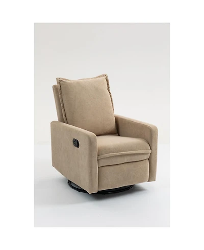 Streamdale Furniture Short Plush Manual Button Armchair Sofa