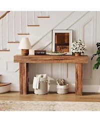 gaomon 63"ches Long Console Table for Entryway, Narrow Sofa Table for Hallway, Behind Couch Wooden Entry Table, Accent Table
