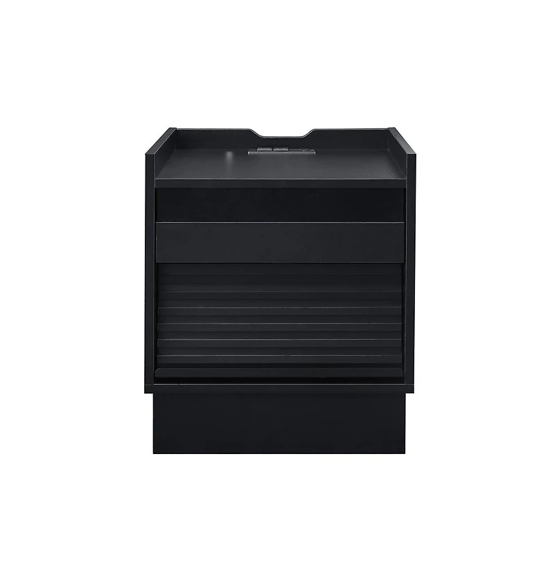 Cesicia Modern Nightstand Smart Bedside Table with 2 Drawers