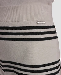 Dkny Jeans Women's Striped Sweater Shorts