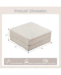 Streamdale Furniture Compression Sofa, Convertible Floor Sofa Bed, Modular Sectional