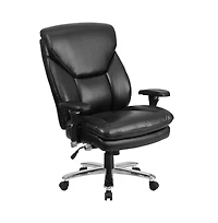 Emma+Oliver 24/7 400 lb. Big & Tall High Back Swivel Ergonomic Office Chair with Lumbar Knob