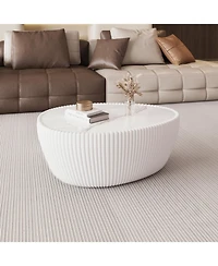 Streamdale Furniture Modern Pu Coffee Table for Living Room