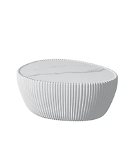 Streamdale Furniture Modern Pu Coffee Table for Living Room