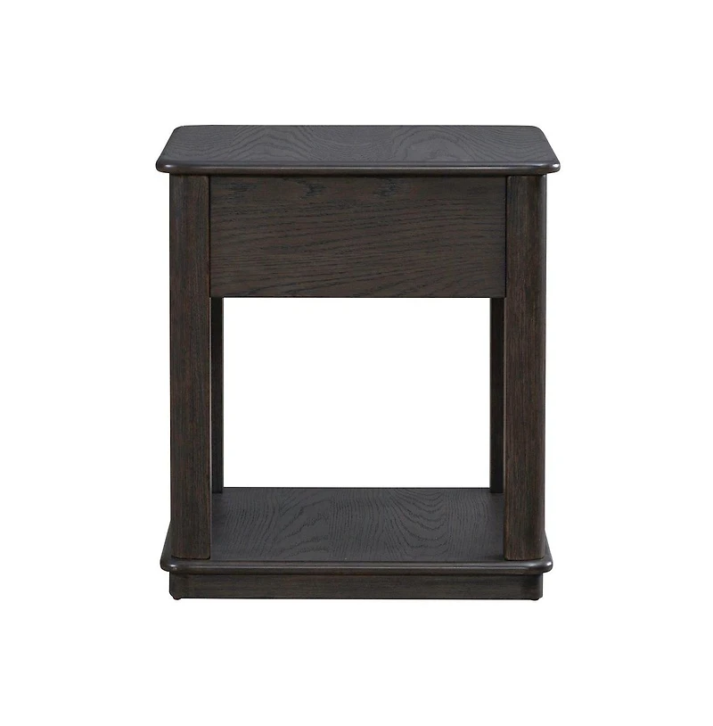 Liberty Furniture Wallace End Table for Living Room - Aged Oak