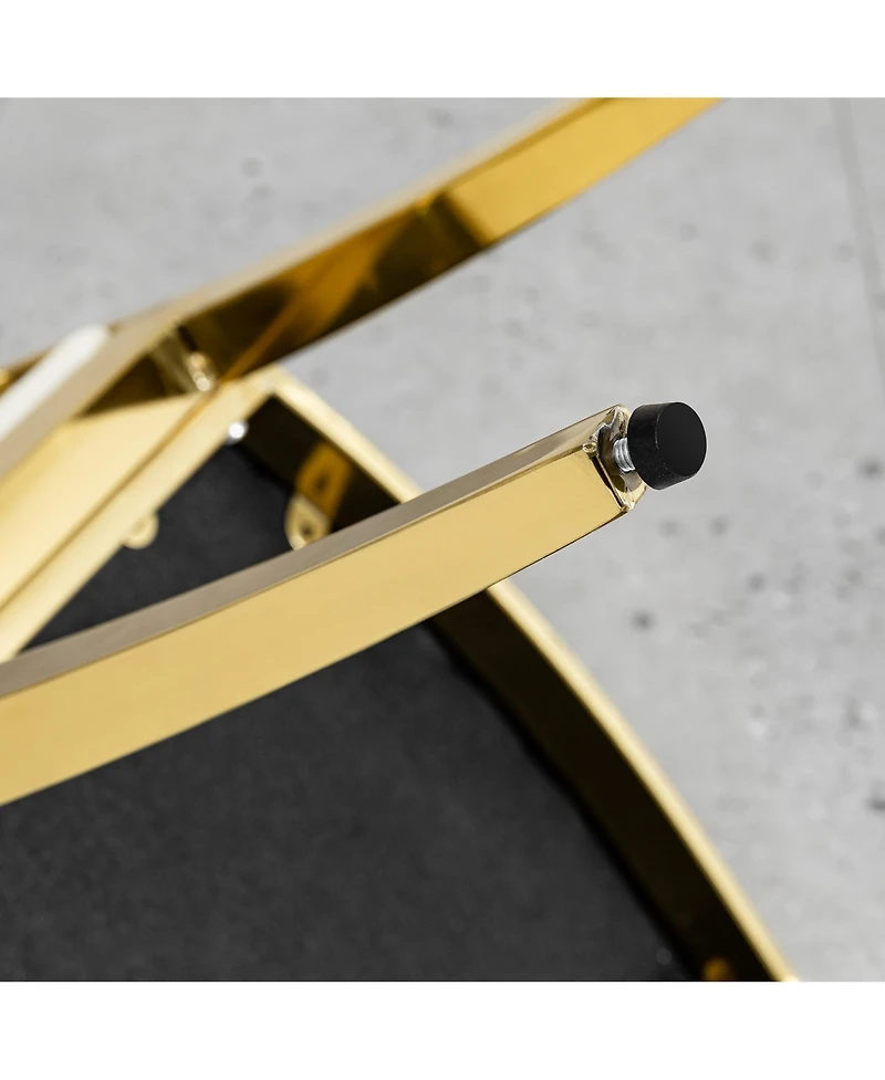 Streamdale Furniture Streamdale Dining chair stainless steel legs with white Pu leather set of 2pcs