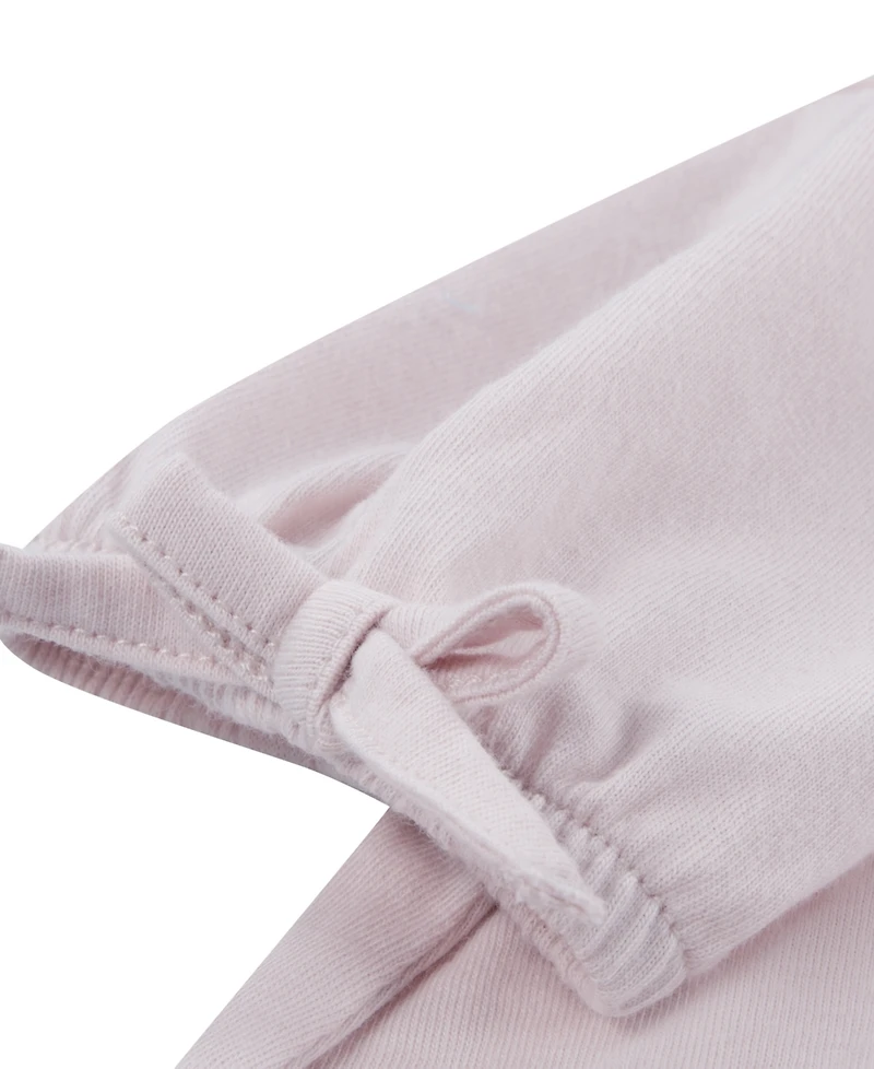 Levi's Baby Girls' Bow Sleeve T-Shirt and Belted Shorts, 2-Piece Set