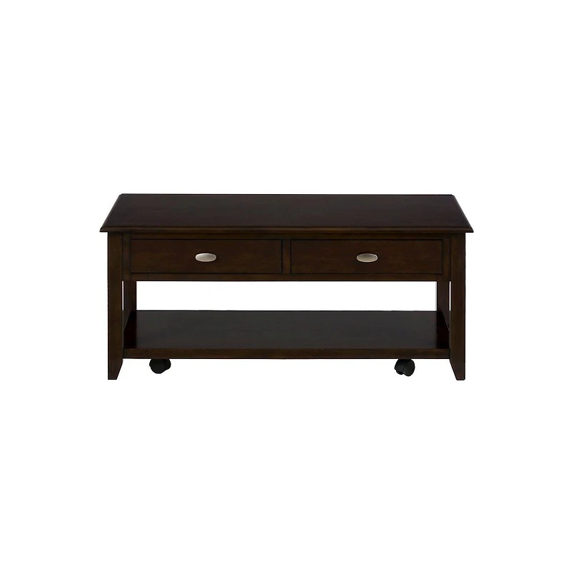 Jofran Merlot Warm Contemporary 44" Coffee Table
