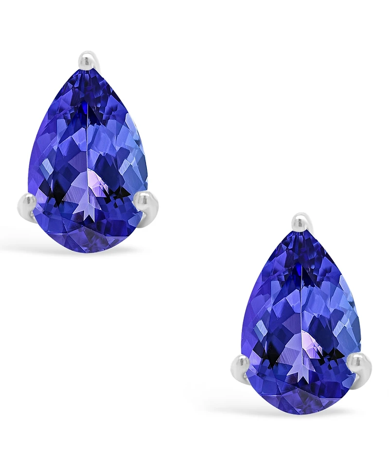 Macy's Tanzanite Stud Earrings (1-3/4 ct. t.w.) 14k Yellow Gold (also White Gold)