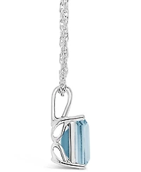 Macy's Multi-Gemstone Pendant Necklace 14k Yellow Gold (also White Gold)