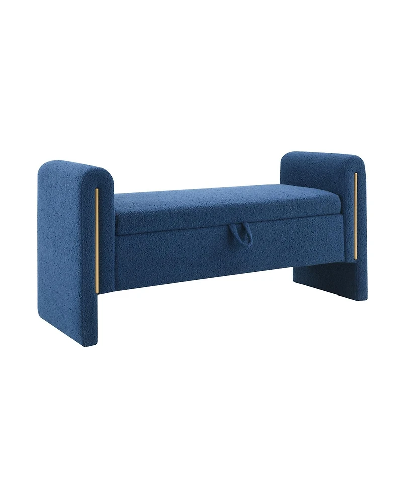 Streamdale Furniture Teddy Bed End Bench with Arms & Storage