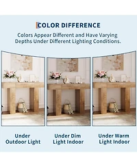 Gaomon 47" Console Table with Drawer – Wooden Industrial Farmhouse Sofa for Entryway, Hallway, or Behind Couch