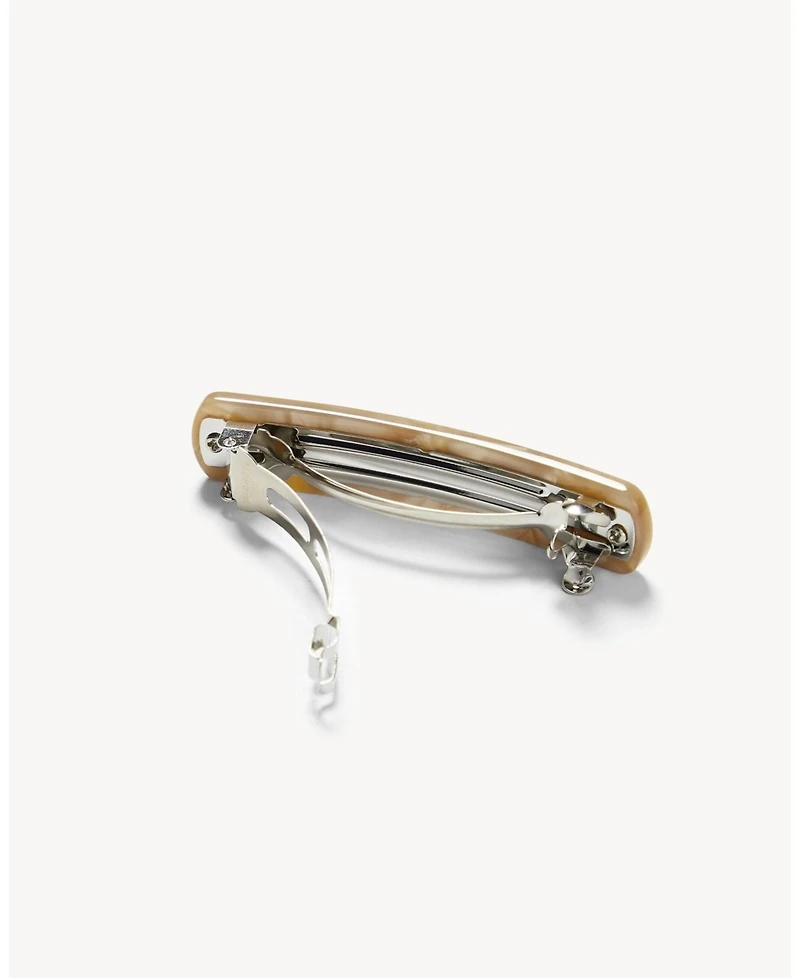 Machete No. 3 Heirloom Barrette in Sand Shell