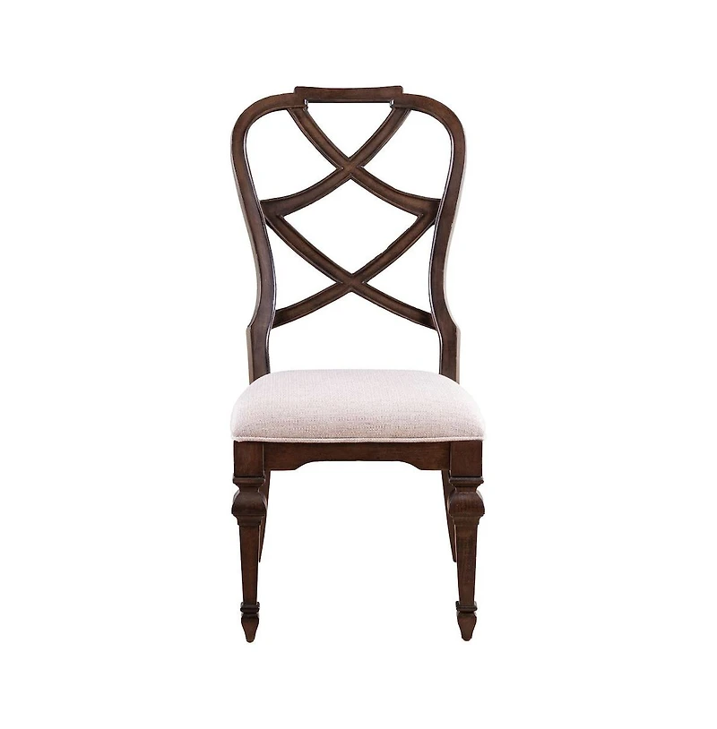 Liberty Furniture Provence Park Wood Back Side Chair for Dining Room - Set of 2