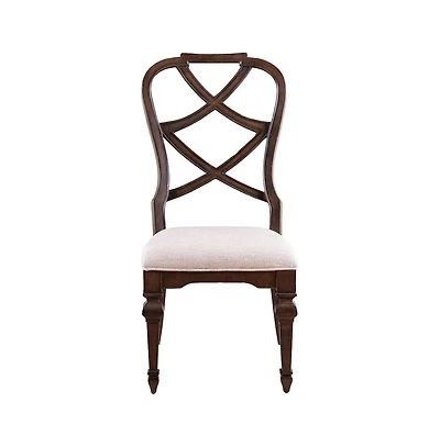 Liberty Furniture Provence Park Wood Back Side Chair for Dining Room - Set of 2