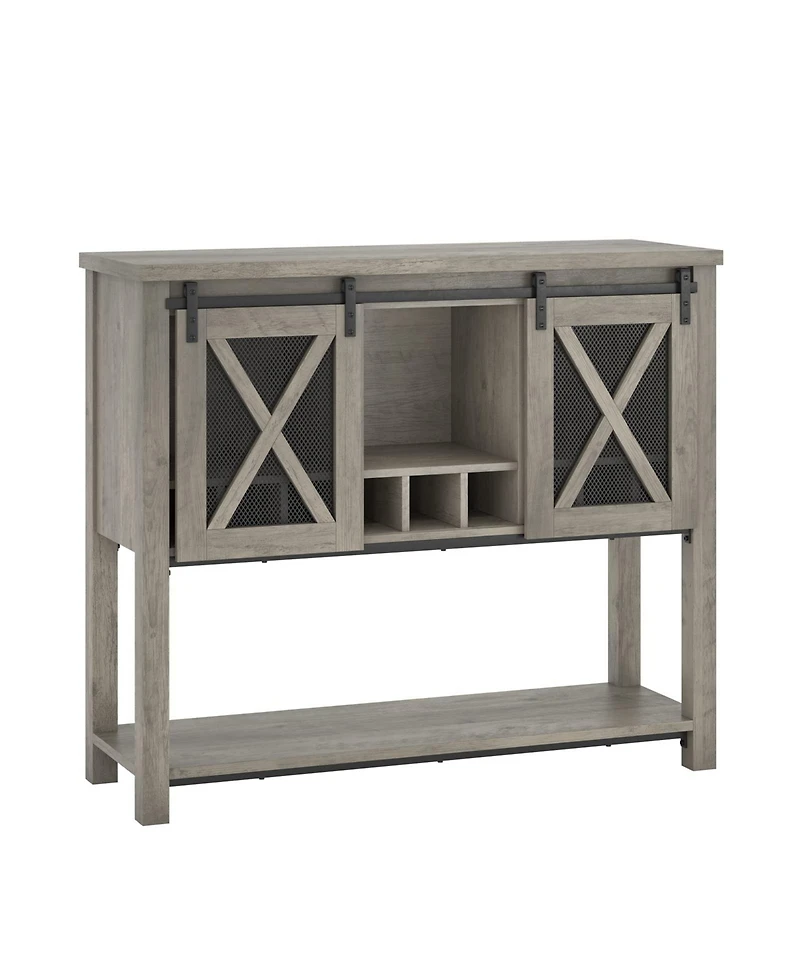 gaomon Buffet Cabinet 46.5" Large Buffet Sideboard Cabinet with Sliding Barn Doors
