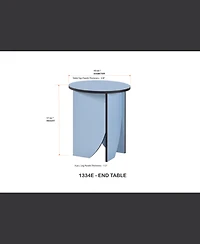 Kings Brand Furniture Zoe Modern End Table